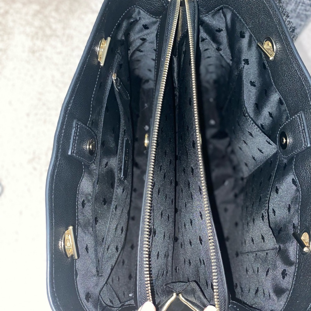 Kate Spade Large Black Tote Bag - Picture 3 of 7